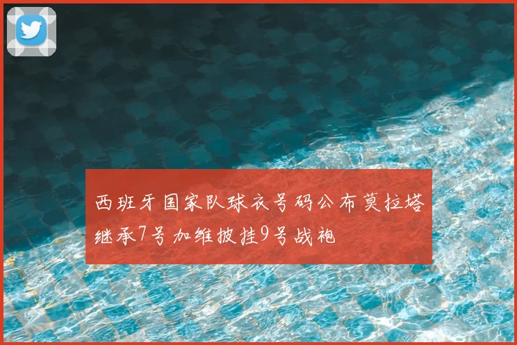 西班牙国家队球衣号码公布莫拉塔继承7号加维披挂9号战袍